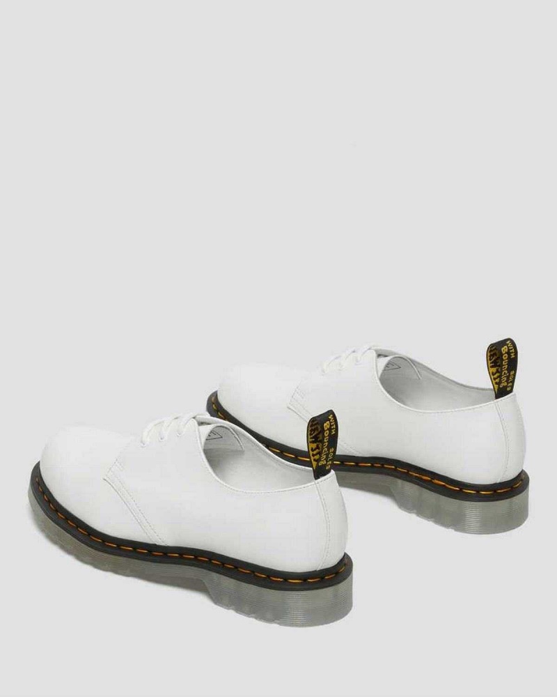 Black DR Martens 1461 Iced Smooth Leather Oxford Shoes | 6974CILGB