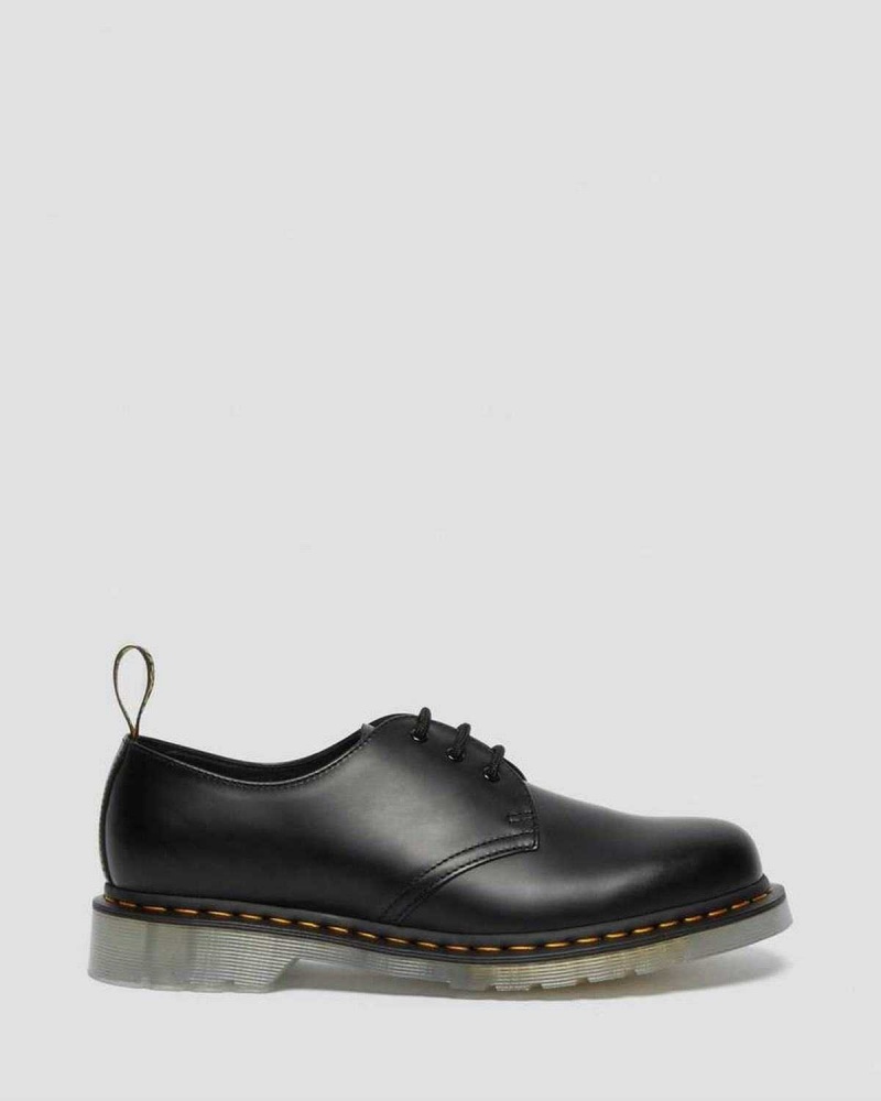 Black DR Martens 1461 Iced Smooth Leather Oxford Shoes | 0316AOUDR