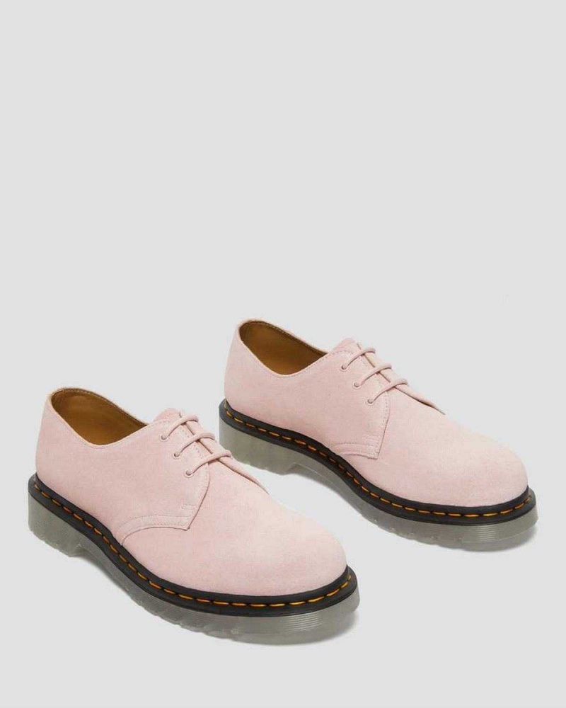 Black DR Martens 1461 Iced Suede Oxford Shoes | 1786SCOIR