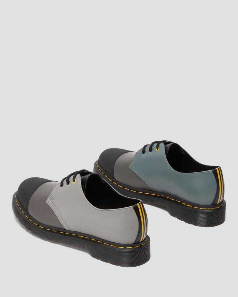 Black DR Martens 1461 London Smooth Leather Oxford Shoes | 6458MCOXV