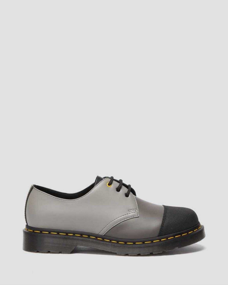 Black DR Martens 1461 London Smooth Leather Oxford Shoes | 6458MCOXV