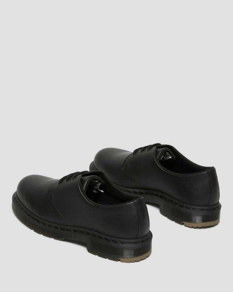 Black DR Martens 1461 Mono Slip Resistant Oxford Shoes | 5638UNFHS