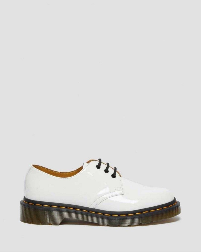 Black DR Martens 1461 Patent Leather Oxford Shoes | 4982CHQUX