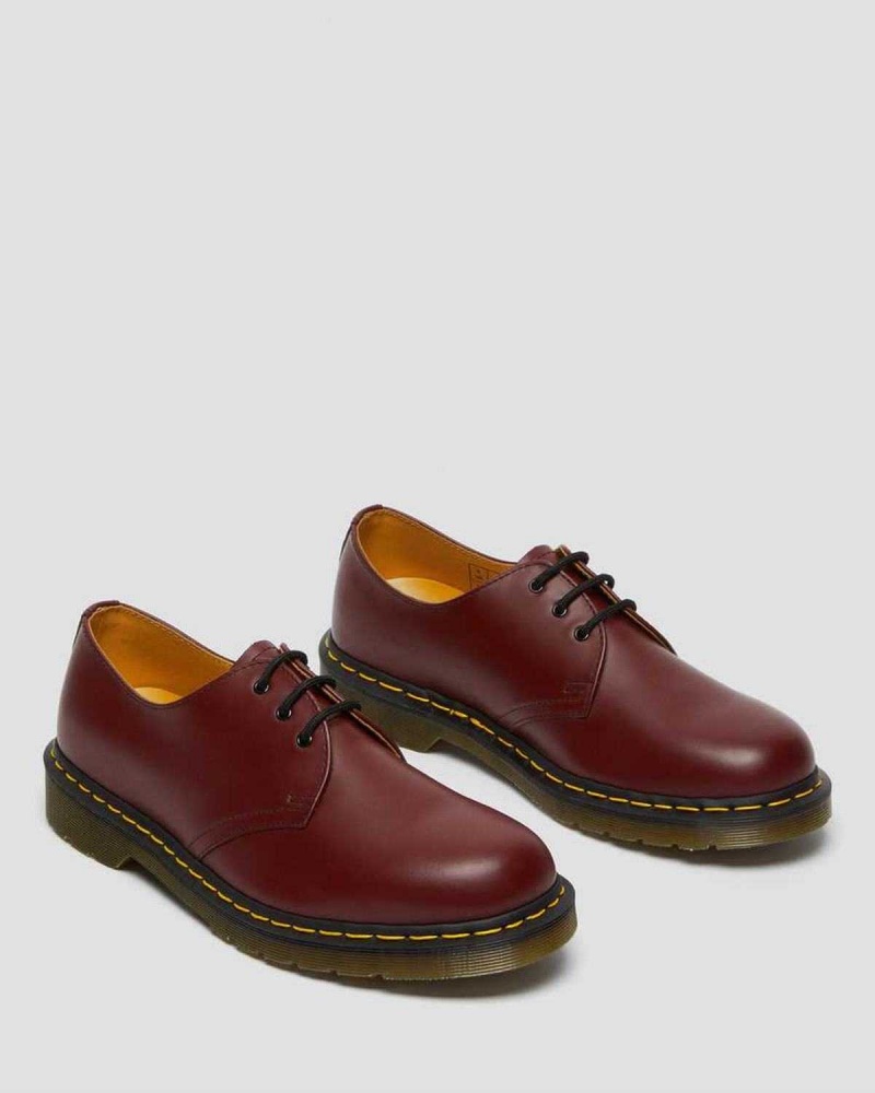 Black DR Martens 1461 Smooth Leather Oxford Shoes | 1279PSGBT