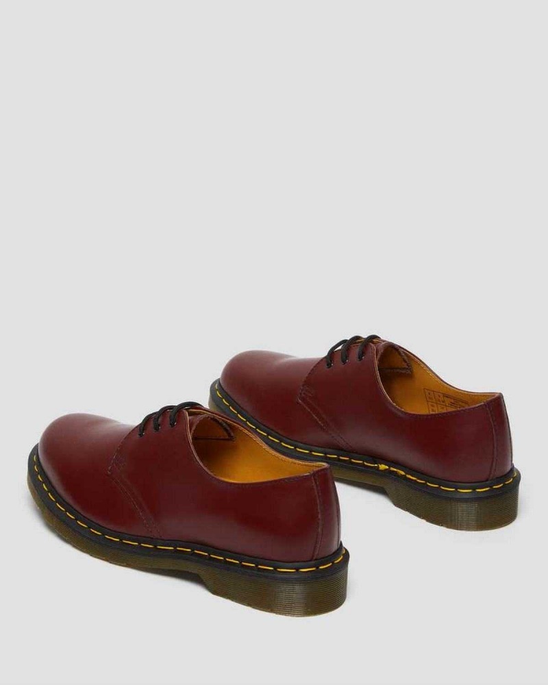 Black DR Martens 1461 Smooth Leather Oxford Shoes | 1279PSGBT