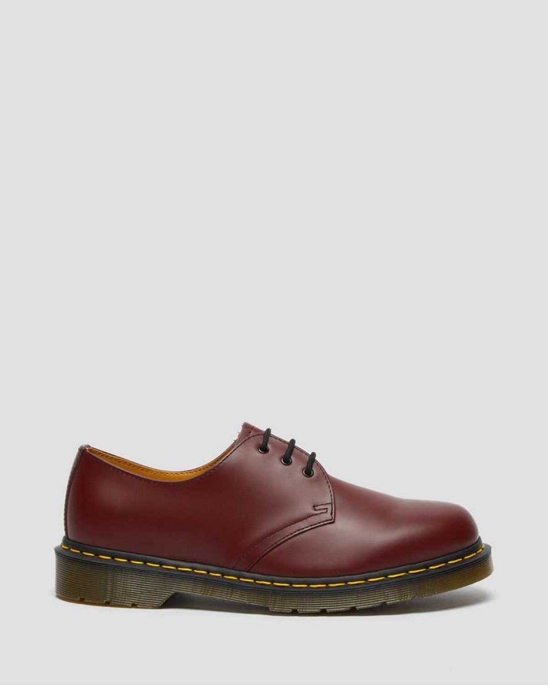 Black DR Martens 1461 Smooth Leather Oxford Shoes | 1279PSGBT