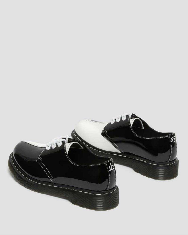 Black DR Martens 1461 Tokyo Patent Leather Oxford Shoes | 0871SBRZO