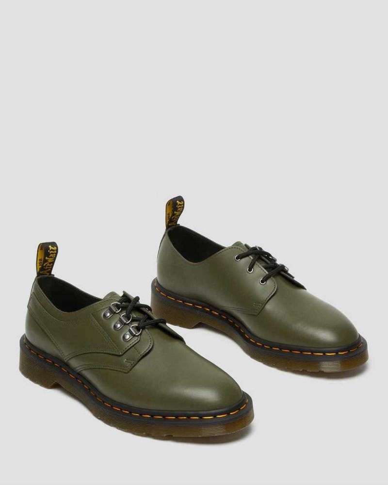 Black DR Martens 1461 Verso Smooth Leather Oxford Shoes | 2456JIZPS