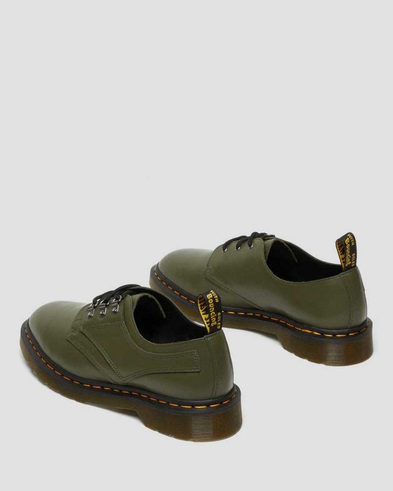 Black DR Martens 1461 Verso Smooth Leather Oxford Shoes | 2456JIZPS