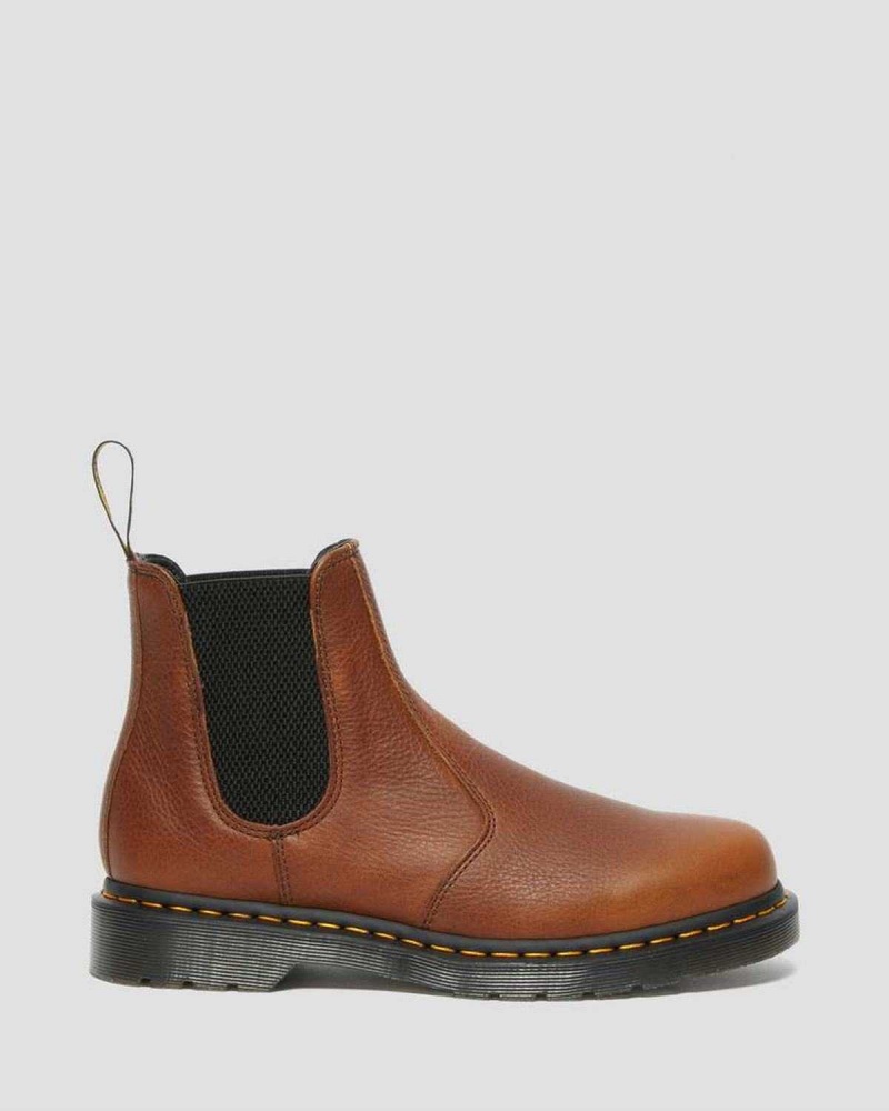 Black DR Martens 2976 Ambassador Leather Chelsea Boots | 9365TSCZH