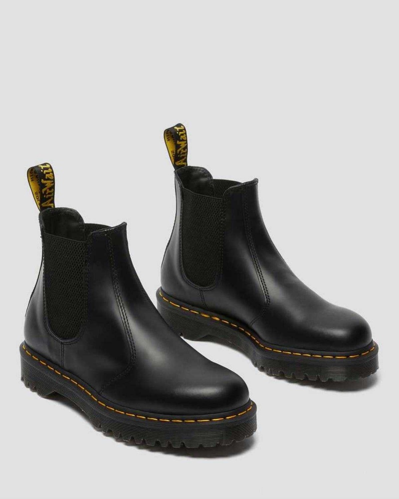 Black DR Martens 2976 Bex Smooth Leather Chelsea Boots | 4971ABXGU