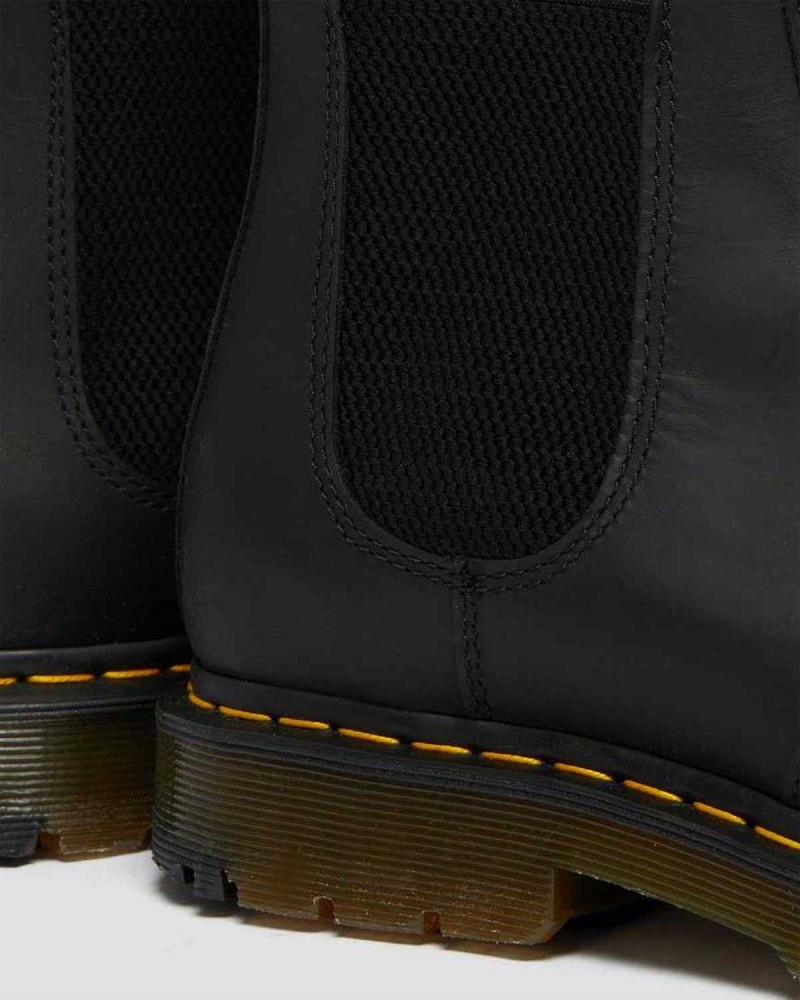 Black DR Martens 2976 DM's Wintergrip Chelsea Boots | 3490VBJYO