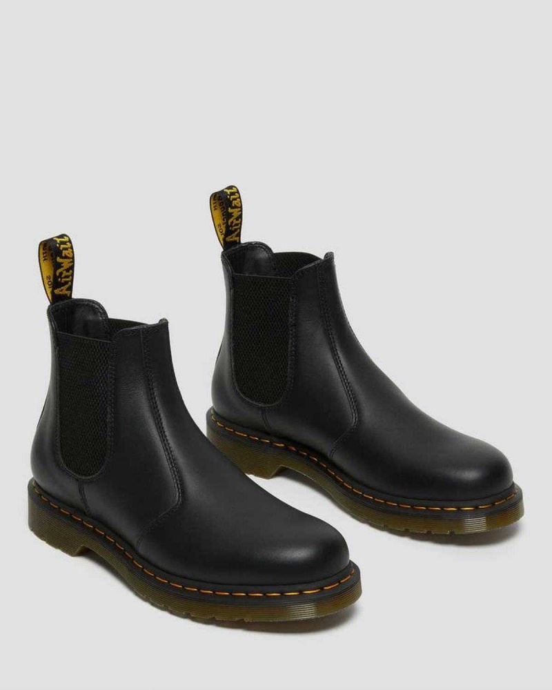 Black DR Martens 2976 Nappa Leather Chelsea Boots | 2196XYJGE