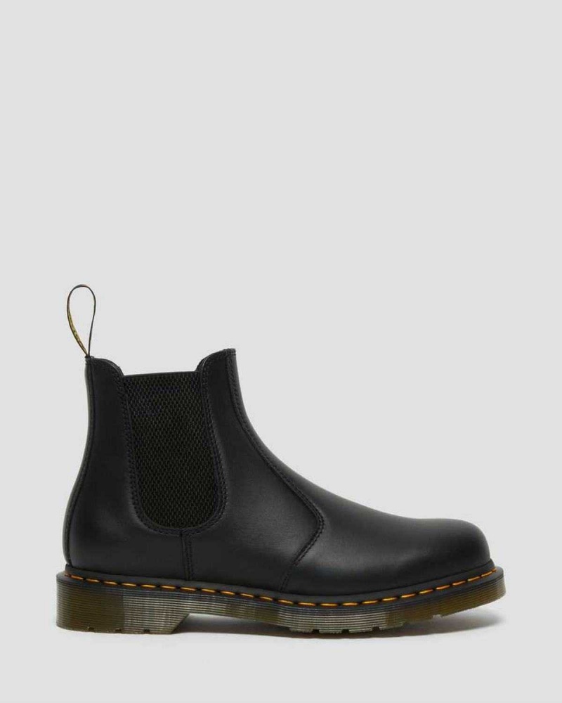 Black DR Martens 2976 Nappa Leather Chelsea Boots | 2196XYJGE