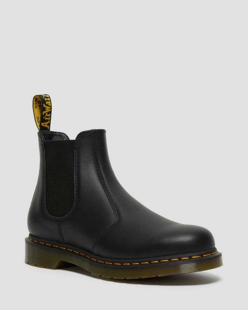 Black DR Martens 2976 Nappa Leather Chelsea Boots | 2196XYJGE