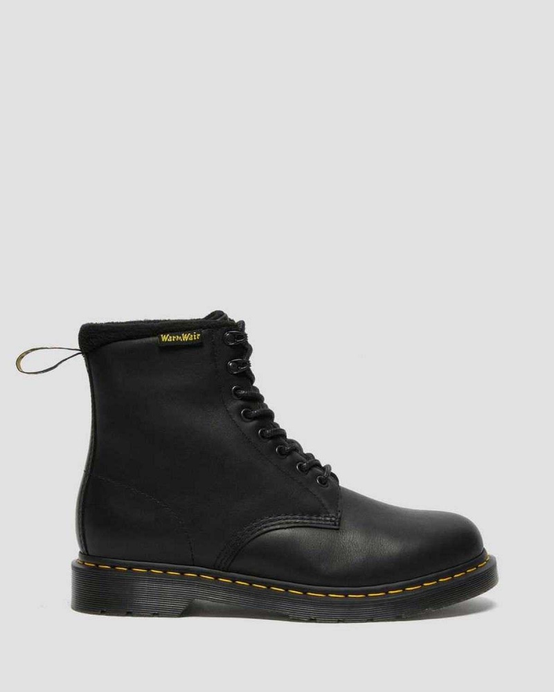 Black DR Martens 2976 Pascal Warmwair Leather Lace Up Boots | 3862XLCSB