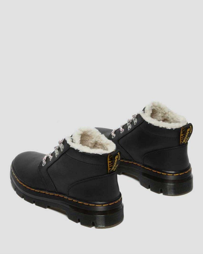 Black DR Martens Bonny Faux Shearling Lined Casual Boots | 3917HZCSJ