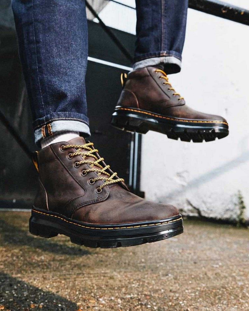 Black DR Martens Bonny Leather Casual Boots | 2379IVXCY