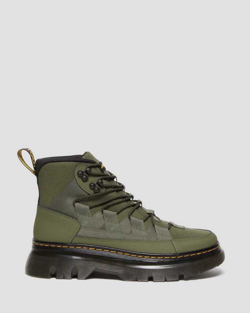 Black DR Martens Boury Leather Casual Boots | 1539FTJOI