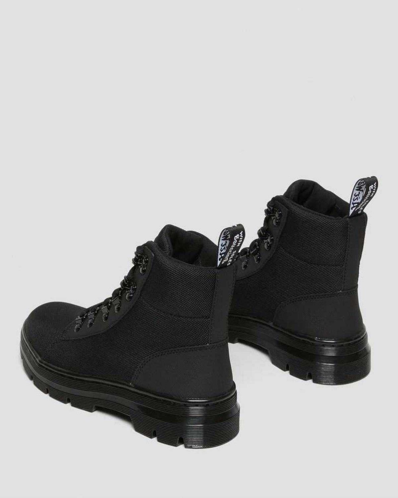 Black DR Martens Combs Poly Casual Boots | 5917RVIKB