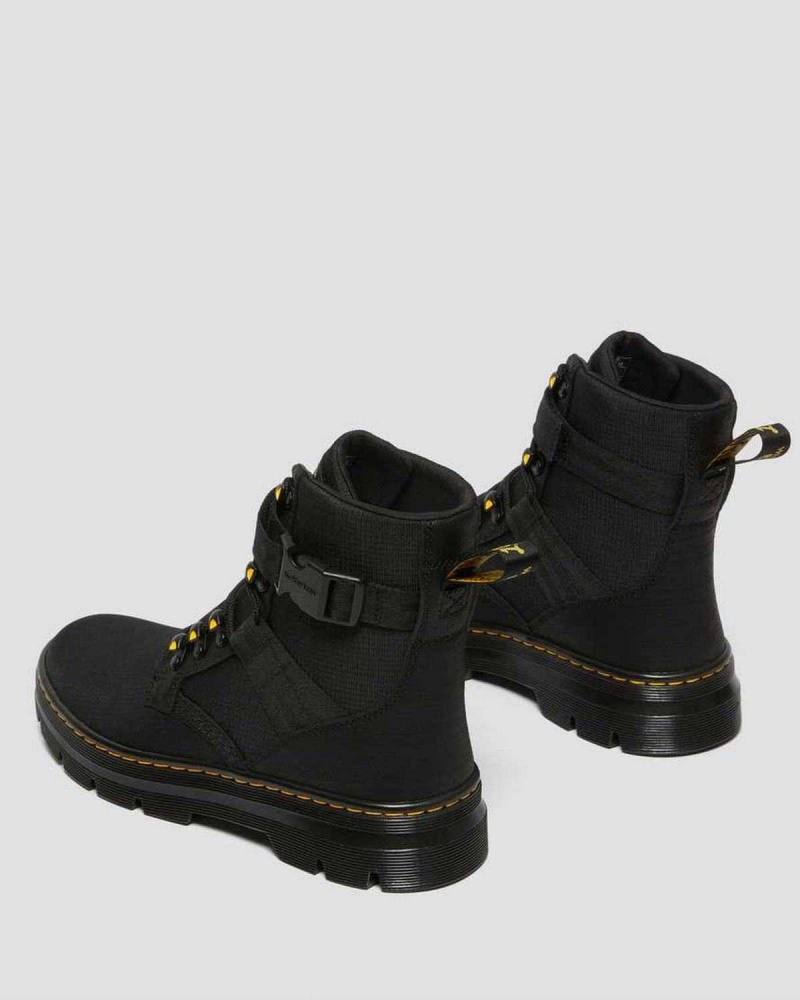 Black DR Martens Combs Tech II Poly Casual Boots | 0639KZXUP