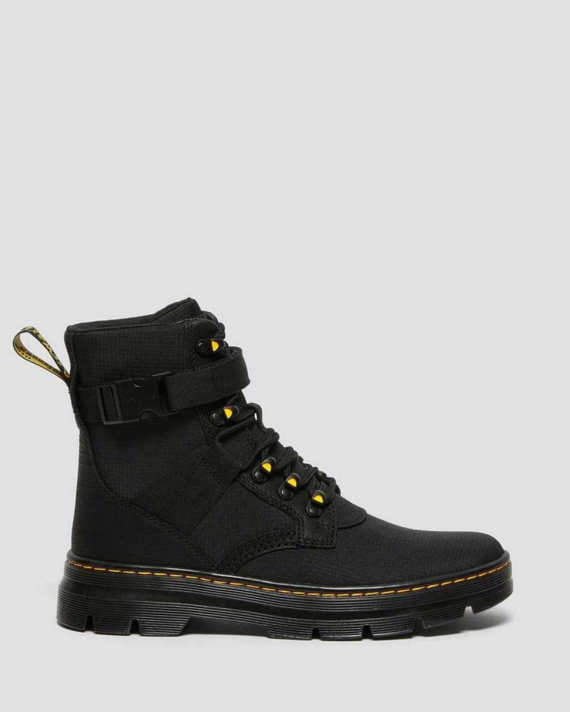 Black DR Martens Combs Tech II Poly Casual Boots | 0639KZXUP