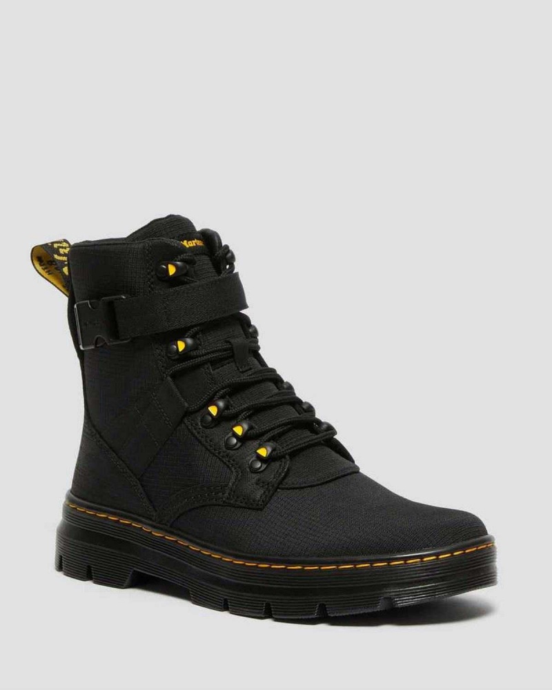 Black DR Martens Combs Tech II Poly Casual Boots | 0639KZXUP