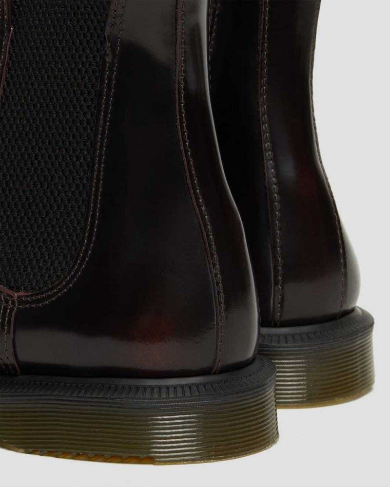 Black DR Martens Flora Arcadia Leather Chelsea Boots | 1526ISEGQ