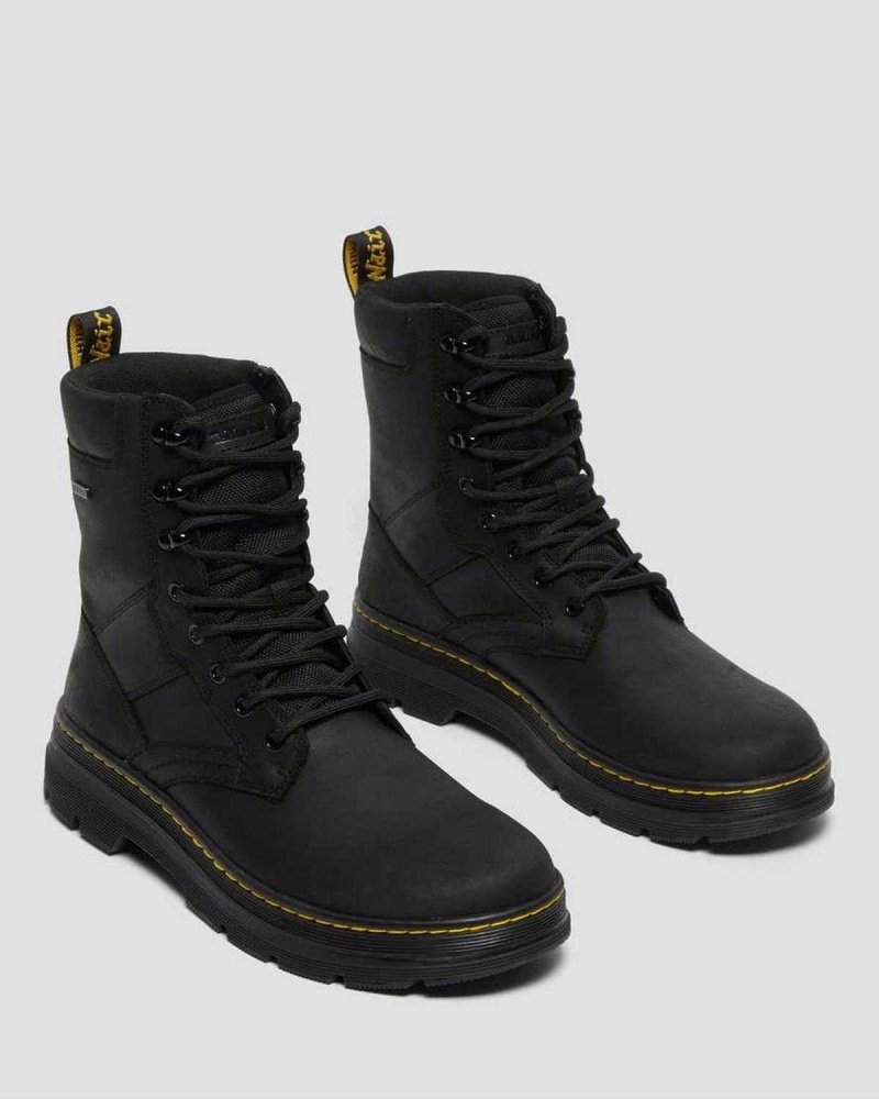 Black DR Martens Iowa Waterproof Poly Casual Boots | 5231QDNOF