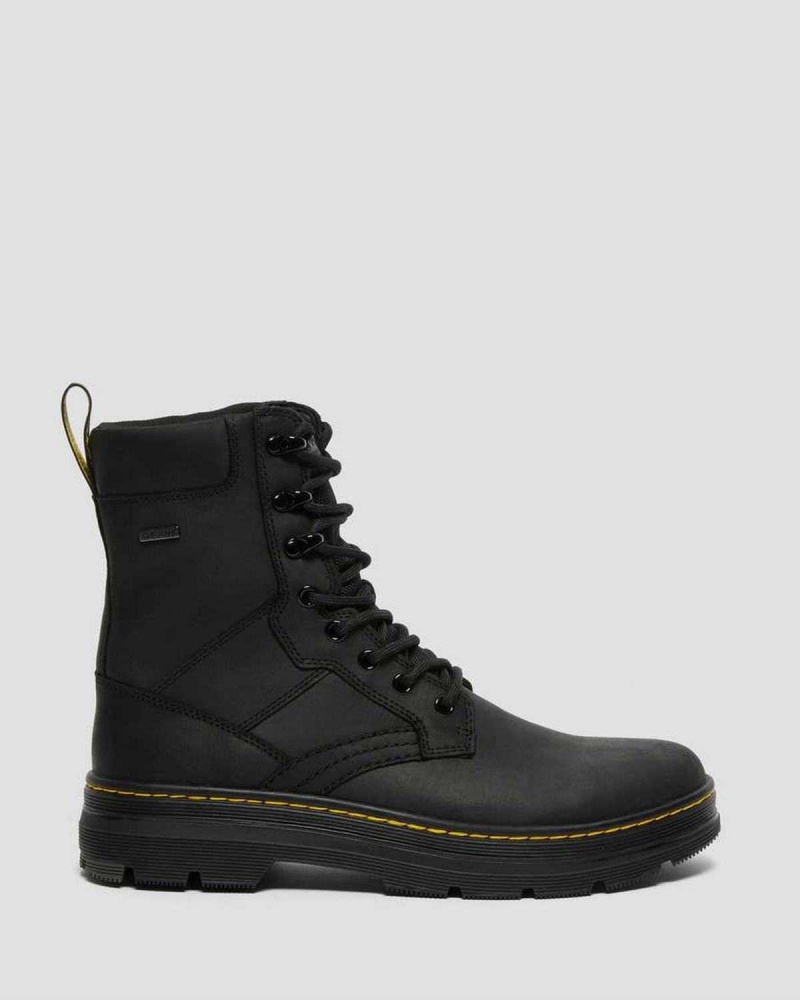 Black DR Martens Iowa Waterproof Poly Casual Boots | 5231QDNOF