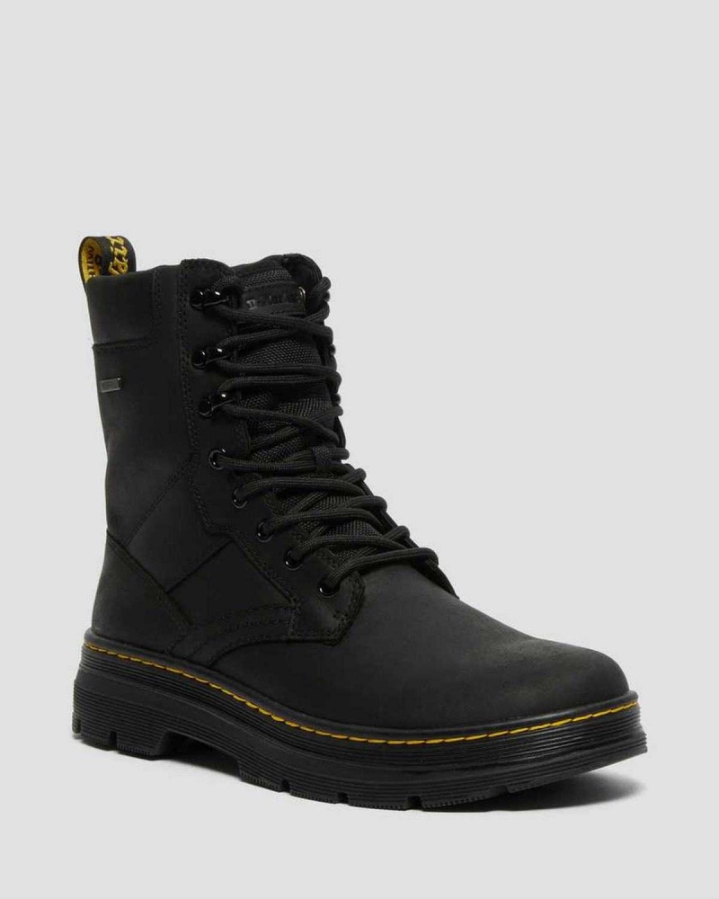 Black DR Martens Iowa Waterproof Poly Casual Boots | 5231QDNOF