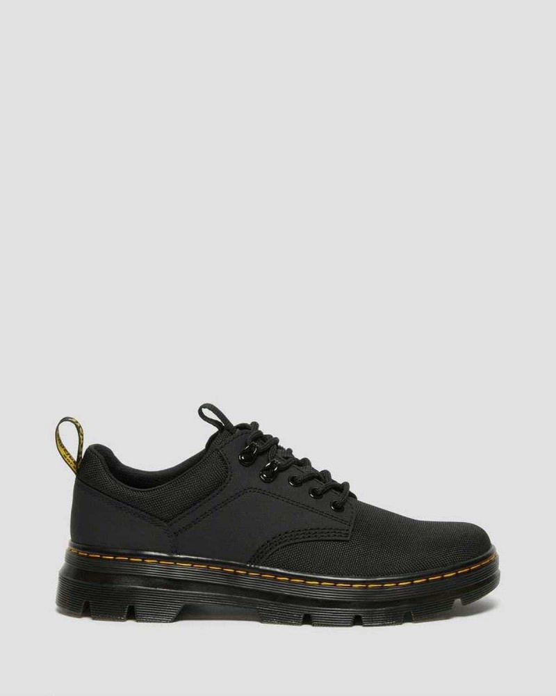 Black DR Martens Reeder Utility Shoes | 6428AWPLJ