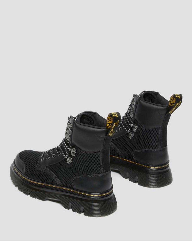 Black DR Martens Tarik Toe Guard Utility Boots | 0719XZUCH