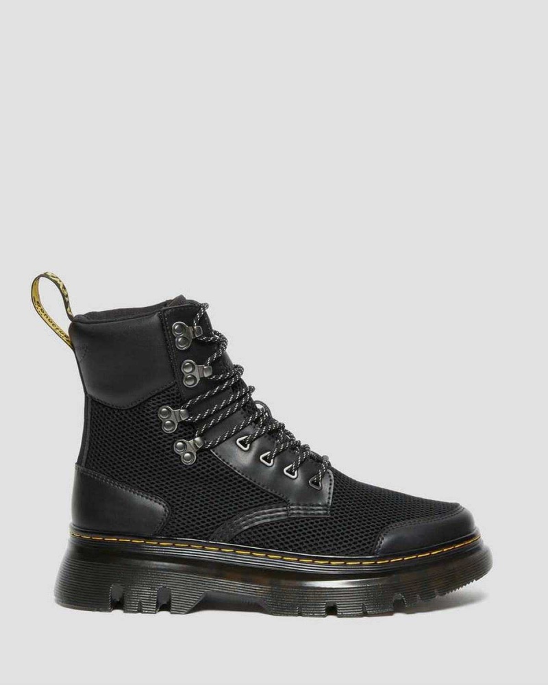 Black DR Martens Tarik Toe Guard Utility Boots | 0719XZUCH