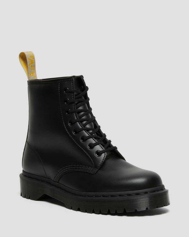 Black DR Martens Vegan 1460 Bex Mono Lace Up Boots | 4391BOCLF