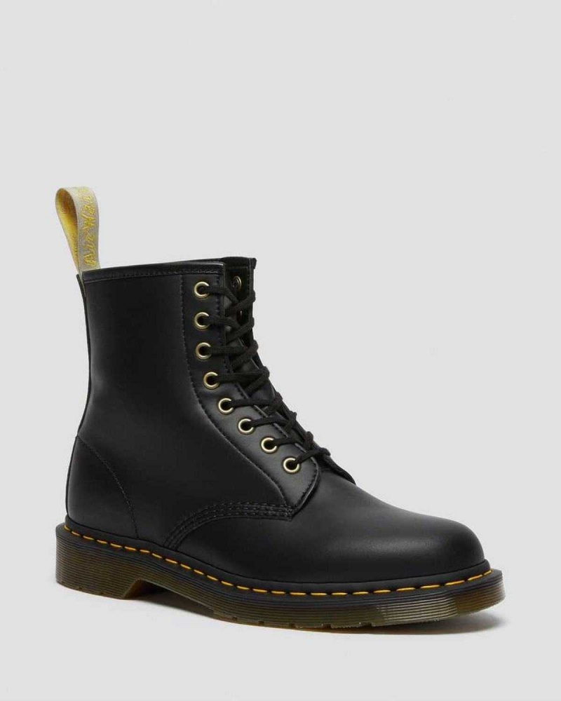 Black DR Martens Vegan 1460 Felix Lace Up Boots | 4651LSYMG