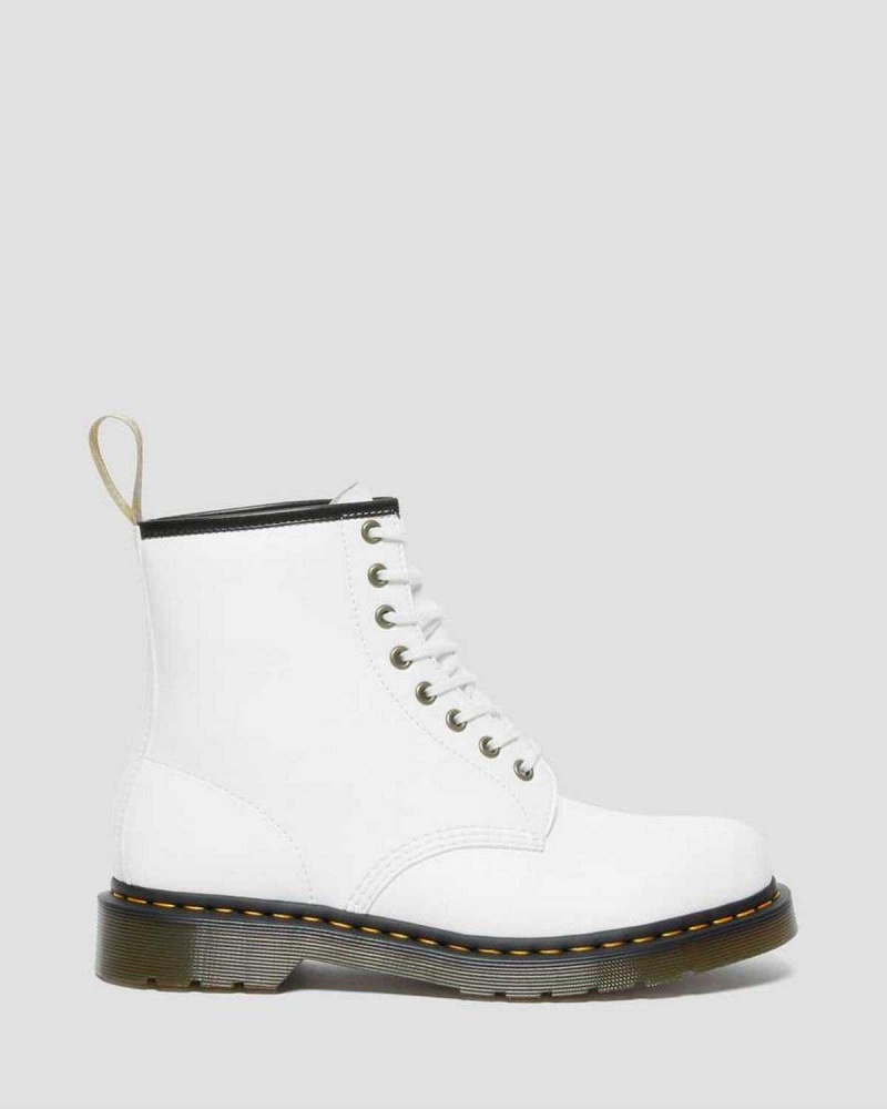 Black DR Martens Vegan 1460 Kemble Lace Up Boots | 0312JPGFD