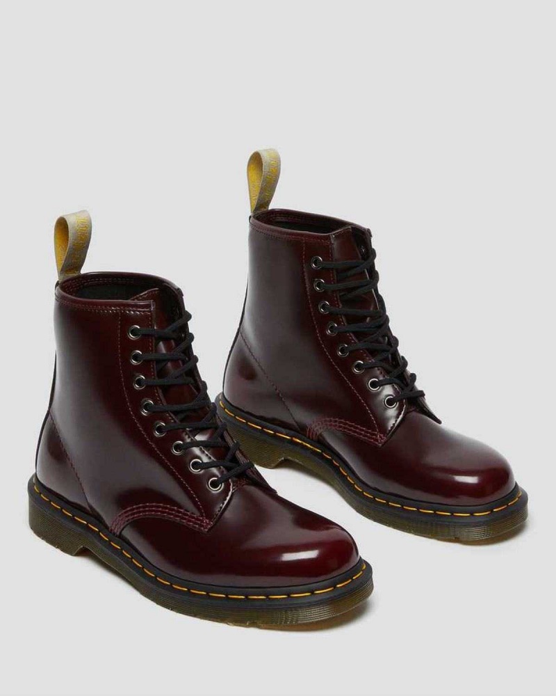 Black DR Martens Vegan 1460 Lace Up Boots | 7685ANJKC