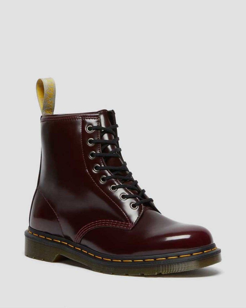 Black DR Martens Vegan 1460 Lace Up Boots | 7685ANJKC