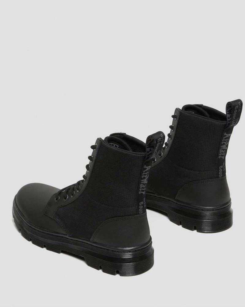 Black / Black DR Martens Combs II Poly Casual Boots | 7429YLQSW