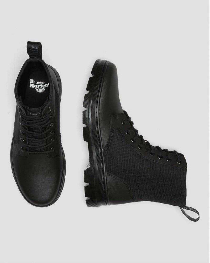 Black / Black DR Martens Combs II Poly Casual Boots | 7429YLQSW