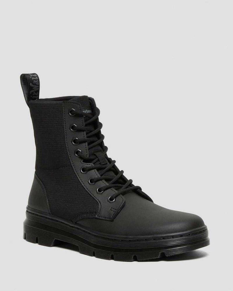 Black / Black DR Martens Combs II Poly Casual Boots | 7429YLQSW