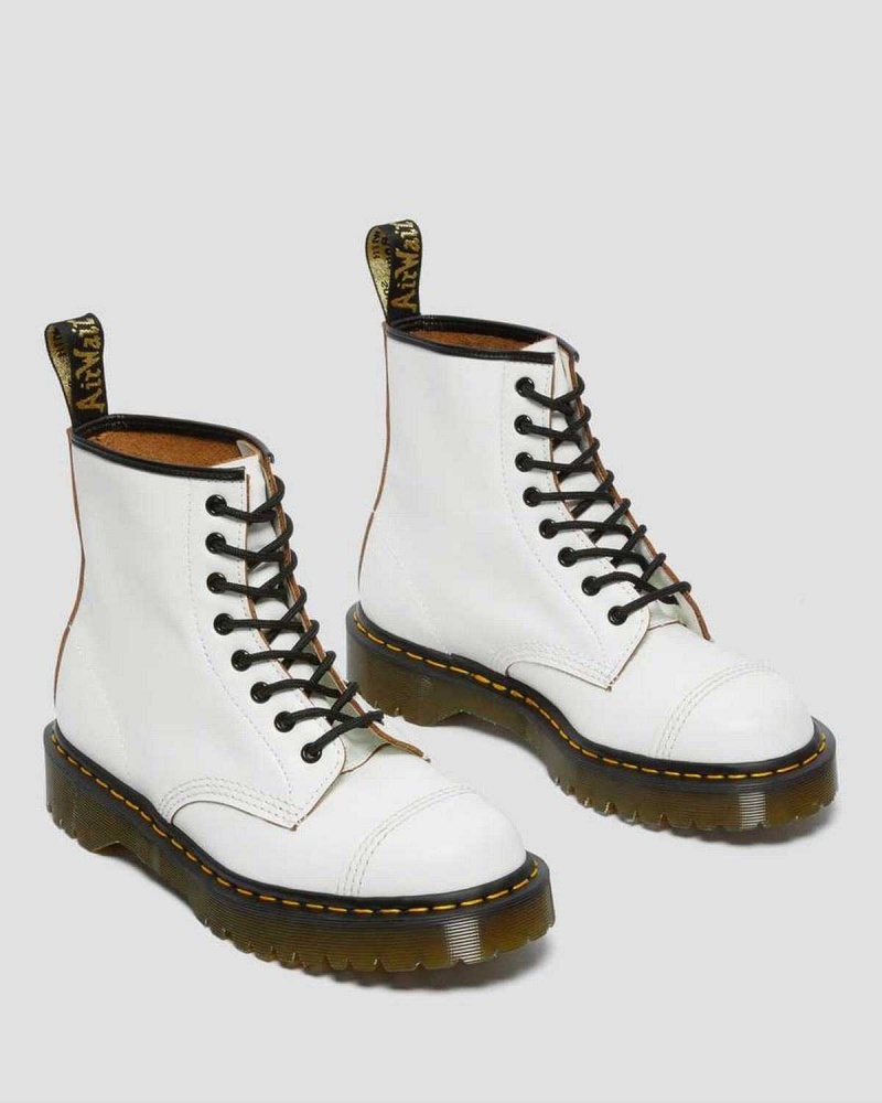 Brown DR Martens 1460 Bex Made in England Toe Cap Lace Up Boots | 7829NGJOY