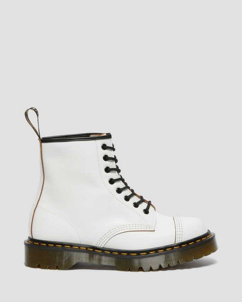 Brown DR Martens 1460 Bex Made in England Toe Cap Lace Up Boots | 7829NGJOY