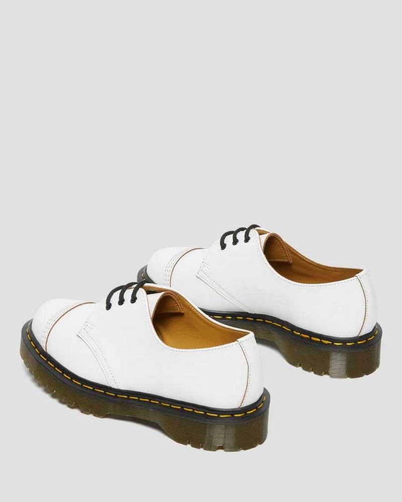 Brown DR Martens 1461 Bex Made in England Toe Cap Oxford Shoes | 6023ERTYP