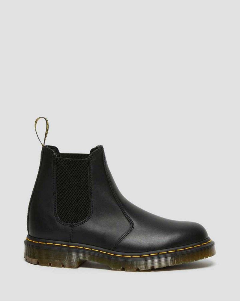 Brown DR Martens 2976 Slip Resistant Leather Chelsea Boots | 2153JBNMQ