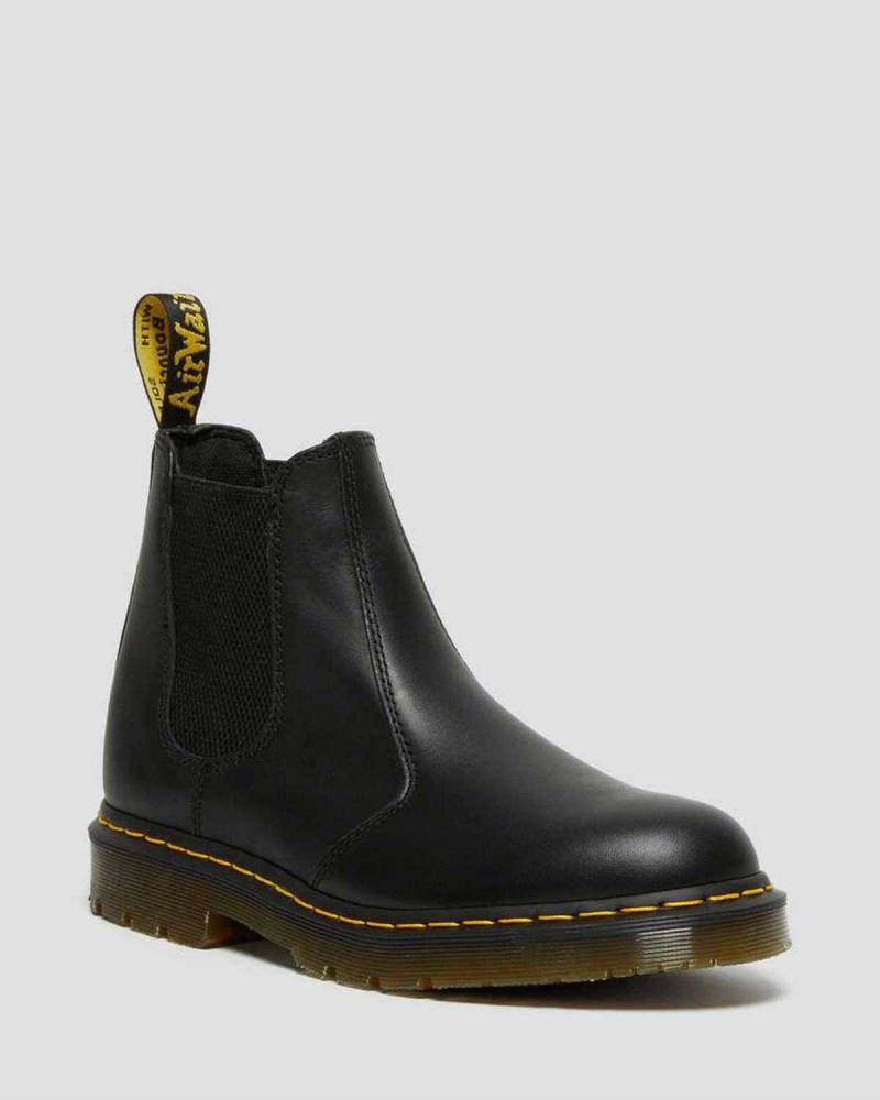 Brown DR Martens 2976 Slip Resistant Leather Chelsea Boots | 2153JBNMQ