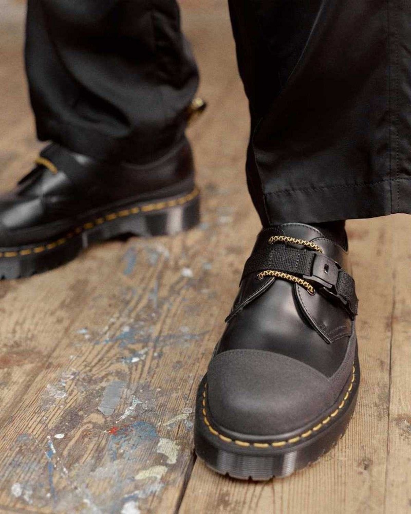 Cashew Ambassador DR Martens 1461 Made In England Bex Tech Smooth Leather Oxford Shoes | 6719JPHDV