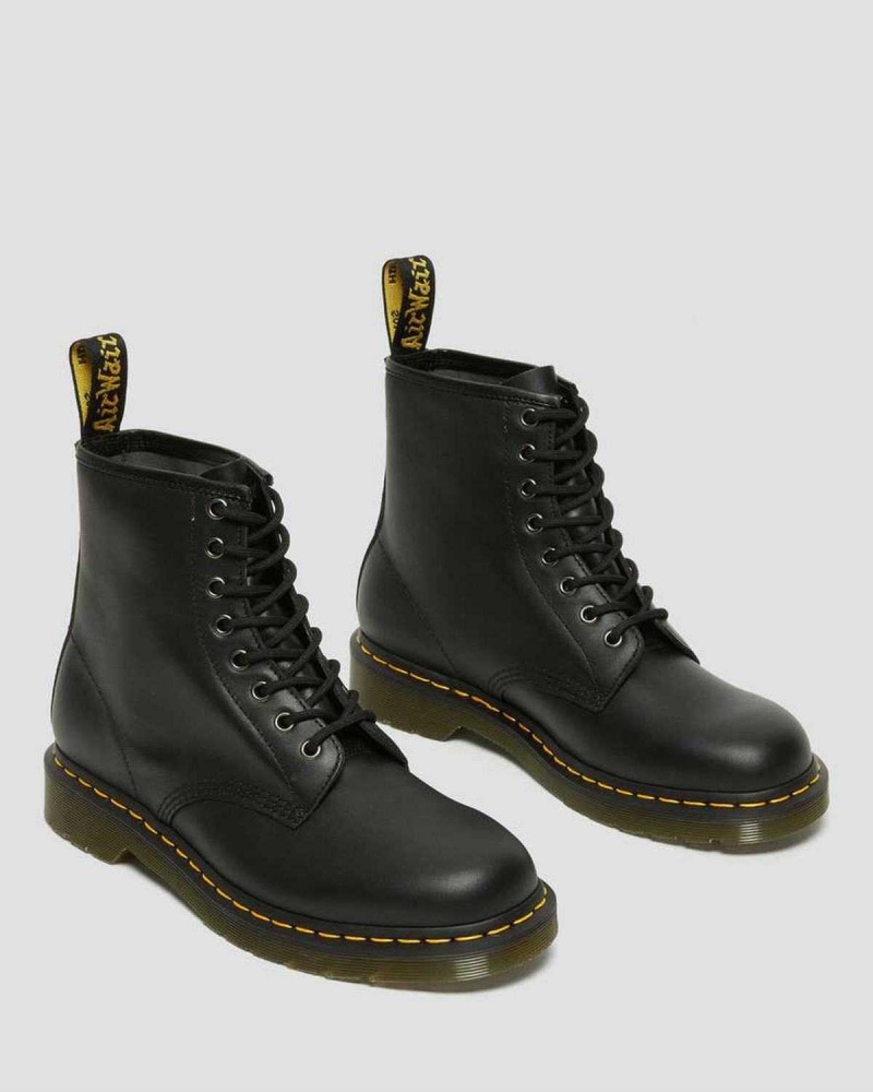 Dark Brown DR Martens 1460 Nappa Leather Lace Up Boots | 0568BZOYA