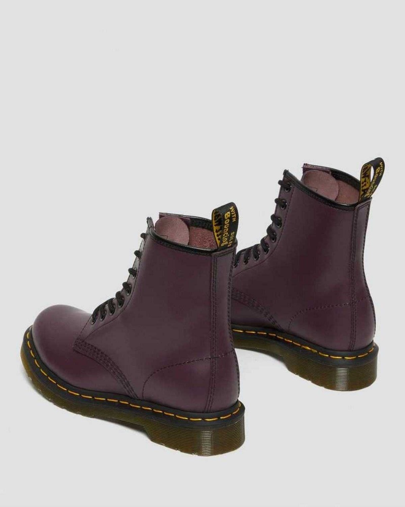 Dark Brown DR Martens 1460 Smooth Leather Lace Up Boots | 2698LKZNH